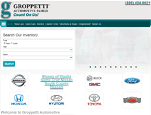 Tablet Screenshot of groppettiauto.com